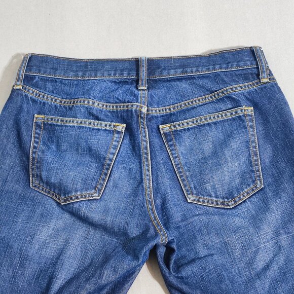 Old Navy Jeans men's size 30/32 dark wash ink blue Famous Jeans  boot cut - Picture 4 of 13